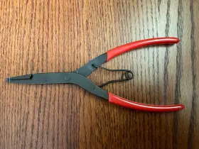 70cp Snap-on 9 Inch Spring Loaded Ring Pliers Usa