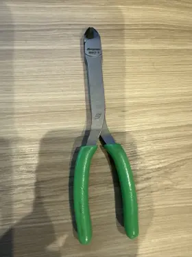 808cfg Snap-on 808cf Tools Green Soft Grip 7 Inch Long Mini Diagonal Cutter Pliers