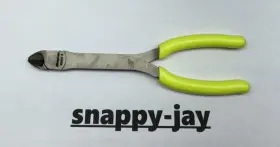 808cfhv Snap-on 808cf Tools New Mini Diagonal Cutter Plier Has Marked Grips - Read