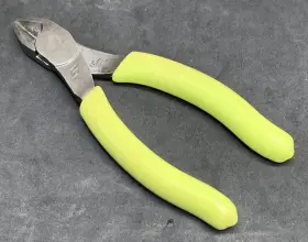 85acfhv Snap-on 85acf Tools Hi-viz Yellow Talon Soft Grip Diagonal Side Cutters Cutter