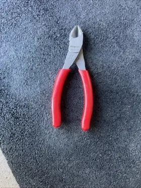 85acfr Snap-on 85acf For Tools Usa New Red Soft Grip 5 Inch Diagonal Cutter Pliers