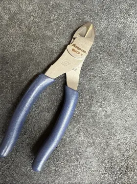 86acfmb Snap-on 86acf For Tools New Power Blue Soft Grip 6 Inch Diagonal Cutter Usa