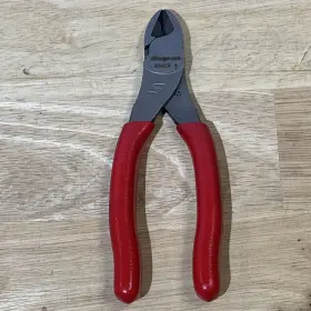86acfr Snap-on 86acf 6 Inch Diagonal Cutter Pliers Vectoredge Red Handle Usa