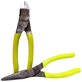 96acfhv Snap-on 87acfhv Hi-viz 7 Inch Diagonal Cutter & 8 Needle Nose Pliers