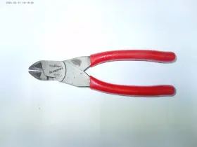 87cf Snap-on 7.5 Inch Diagonal Cutters Pliers Red Usa Buy It Now Free Shipping