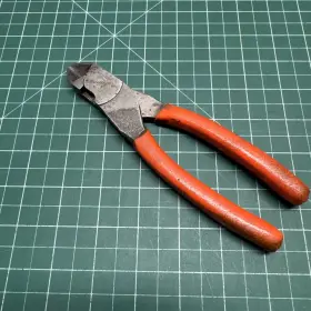 87cf-87acf Snap-on Tools 87cf Orange Usa Diagonal 7 Inch Cutter Wire Snips Dikes Power Edge H42