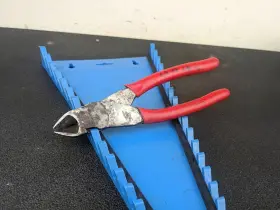 87cf-87bcp Snap-on #bl506 87cf 7-1/4 Inch Diagonal Cutter Pliers Talon Grip