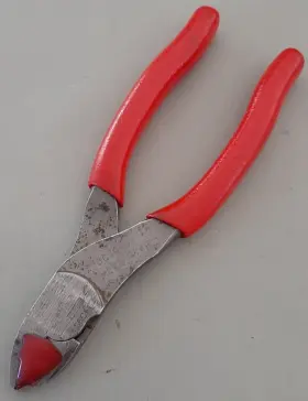 Snap-on 87cfct Snap-on Diagonal Wire Cutter Snips Pliers Soft Grip Cushion Throat Usa