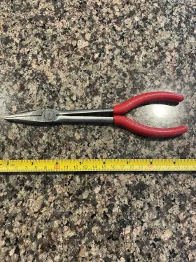 908acp Snap-on Red Soft Grip Stork Duck Bill 8 Inch Long Pliers
