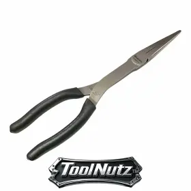 911acfdt Snap-on Tools New 11 Inch Gray Soft Grip Rounded Jaw Needle Nose Pliers