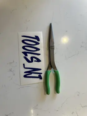 911acfg Snap-on 11 Inch Talon Grip Needle Nose Pliers Green
