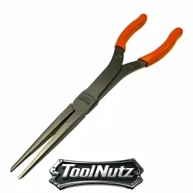 911acfo Snap-on Tools New 11 Inch Orange Soft Grip Rounded Jaw Needle Nose Pliers