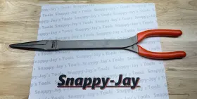 Snap-on 915cf 915cfo Snap-on Tools Usa New Orange 15 Inch Talon Grip Needle Nose Pliers