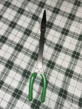 915cfg Snap-on 15 Inch Long-neck Needle Nose Pliers Green Brand New