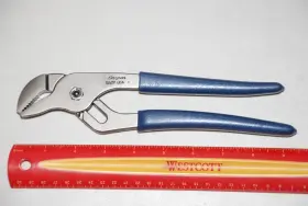 91acpmb Snap-on 91acp New Ships For Free 9 Inch Blue Adjustable Joint Interlocking Channel Pliers