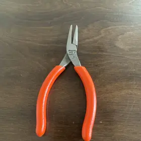 94cfo-94cf Snap-on 94cf 5 Inch Orange Soft Grip Needle Nose Pliers Usa