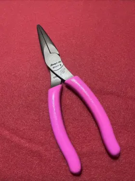 95acfp Snap-on Brand New Tools 95acf Needle Nose Pliers In Pink Limited Edition