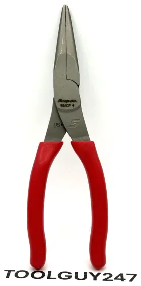 96acfdt Snap-on 96acf 96acfbk 96acfo Tools Usa Red Soft Grip 8 Inch Talon Needle Nose Pliers R New
