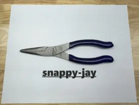 96acfdp Snap-on 96acf Tools Usa New Dark Purple 8 Inch Soft Grip Needle Nose Pliers