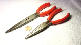 96bcp-97acp Snap-on 2 Tools Usa Talon Red Soft Grip Needle Nose Pliers 96bcp 7 Inch 97acp 8