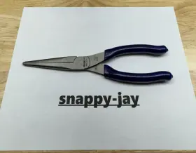 97acfdp Snap-on 97acf Tools Usa New Rare Dark Purple Soft Grip 9 Inch Needle Nose Pliers