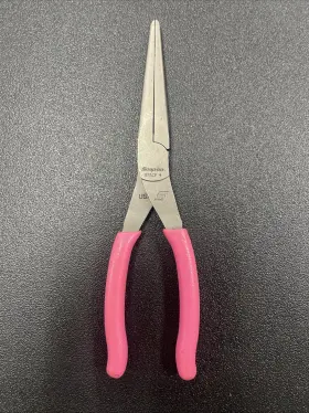 97acfp Snap-on 97acf Tools Usa 9 Inch Pink Soft Grip Talon Needle Nose Pliers