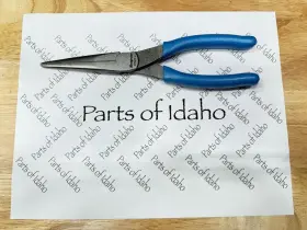97acfpb Snap-on 97acf Tools Usa Used Pearl Blue 9 Inch Soft Grip Needle Nose Pliers
