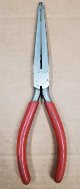 97acp Snap-on 97 Acp Tools 8 Inch Long Needle Nose Pliers - Made In Usa