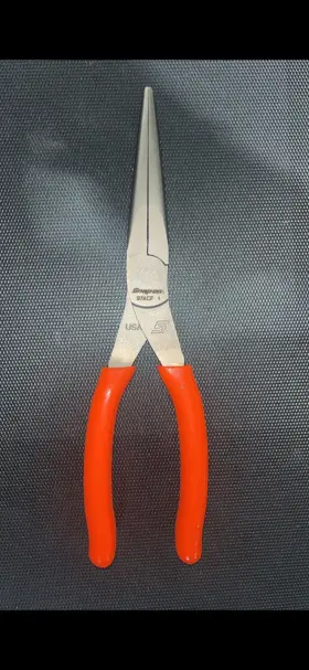 97afc Snap-on 9 Inch Talon Grip Needle Nose Pliers 97afc. Orange