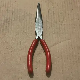97cop Snap-on Tools Needle Nose Pliers Usa Red Handle
