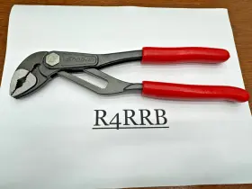 Awpbx10 Snap-on Tools Rare New Adjustable Fine Tooth Soft Grip Water Pump Pliers