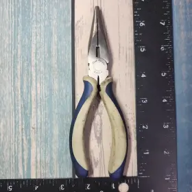 B96cp Snap-on Blue Point Needle Nose Pliers 6 1/2 Inch Soft Grip Forged By Nice