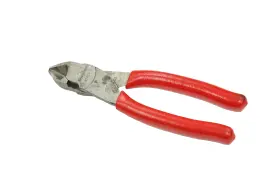 Cc87acf Snap-on 87acf Used Tools Red Soft Grip 8 Inch Combo Flush Cutter Pliers Usa
