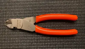 Cc87acfo Snap-on Tools Usa New Orange 8 Inch Combo Flush Cutter Hard Wire Feature