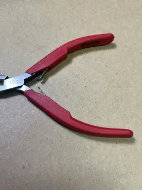 Snap-on E702acg Snap-on Tools Spring Loaded Soft Grip Bent Needle Nose Plier Smooth Jaw