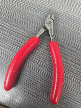 E713bcg Snap-on 5 Inch Electronic Needle Nose Pliers With Spring Cushion Grip Handles