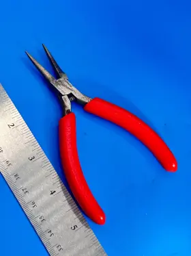 E770acg Snap-on Tools Spring Loaded Needle Nose Pliers Red Usa B-2-15