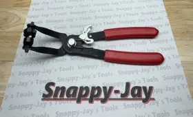 Hcp1145 Snap-on Tools Usa 9 Inch Universal 45 Ratcheting Offset Hose Clamp Pliers