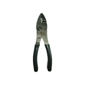 Hj46acfdt Snap-on Tools New Dark Titanium 6 Inch Flankjaw Slip Joint Soft Grip Plier
