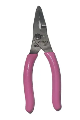 Ln44bcfp Snap-on Tools New Usa Pink Needle Nose Slip Joint Pliers 5 Inch