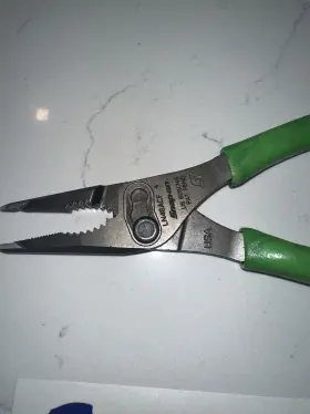 Ln46acfg Snap-on Green Talon Grip Long Nose Slipjoint Pliers