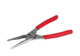 Ln47acfr Snap-on Tools 9 Inch Long Nose Pliers 3 Slip Joint Talon Grip 57% More Power Red New