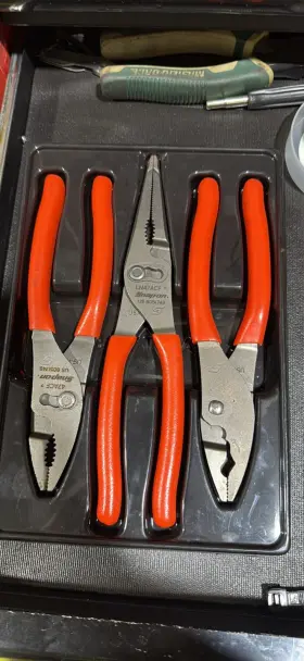 Ln47anf Snap-on Pliers Set. Like New Condition