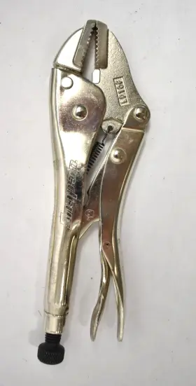 Lp10f Snap On 10 Inch Flat Jaw Locking Pliers W Quick Release Chrome Finish Genuine