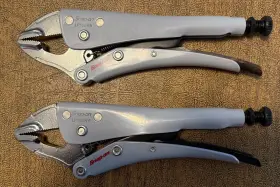 Lp10grv Snap-on 10 Inch Straight Jaw Locking Pliers