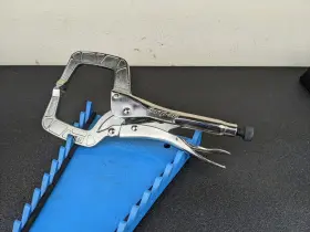 Bi795 Snap-on Lp11c #bi795 Tools New Locking C-clamp Pliers 11 Inch Length