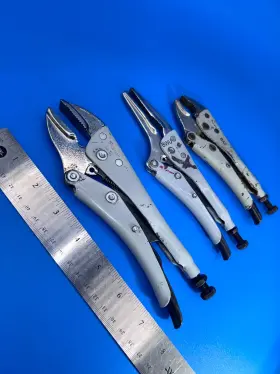 T-10-8 Snap-on Lp5wr Lp6ln Tools Locking Pliers Set 3 Pieces Spain