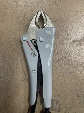Lp6wr Snap-on 6 Inch Curved Jaw Locking Pliers Made In Spain New