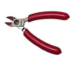 P87150act4 Snap-on Tools Red Handle Cushion Throat Diagonal Cutter Pliers
