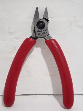 P88150ra Snap-on Tools Red Precision Diagonal Cutting Pliers